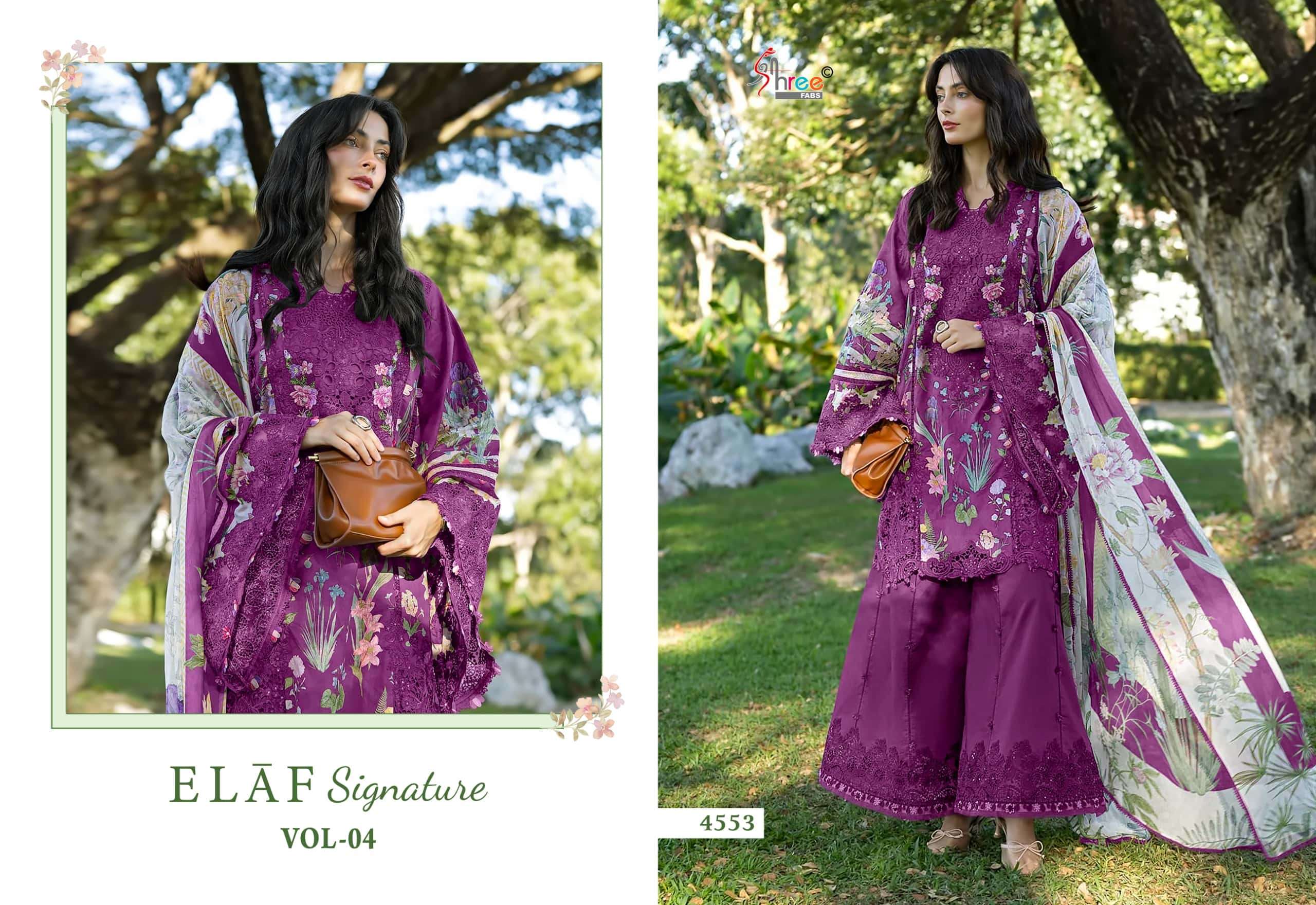 Shree Fab Signature Vol-4 Cotton Printed Pakistani Suit