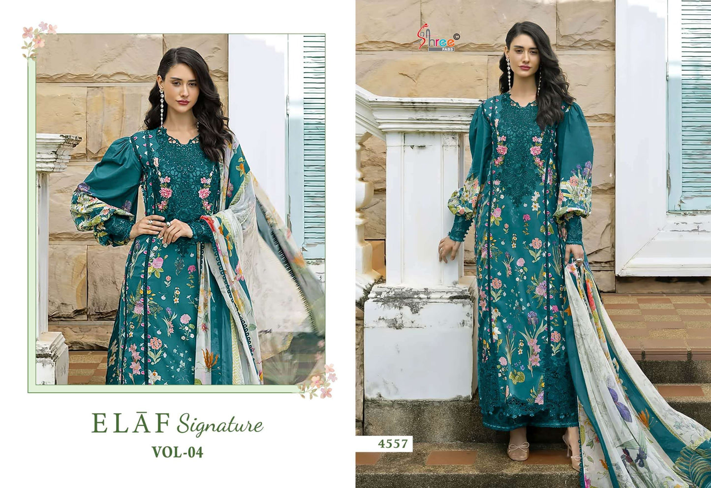 Shree Fab Signature Vol-4 Cotton Printed Pakistani Suit