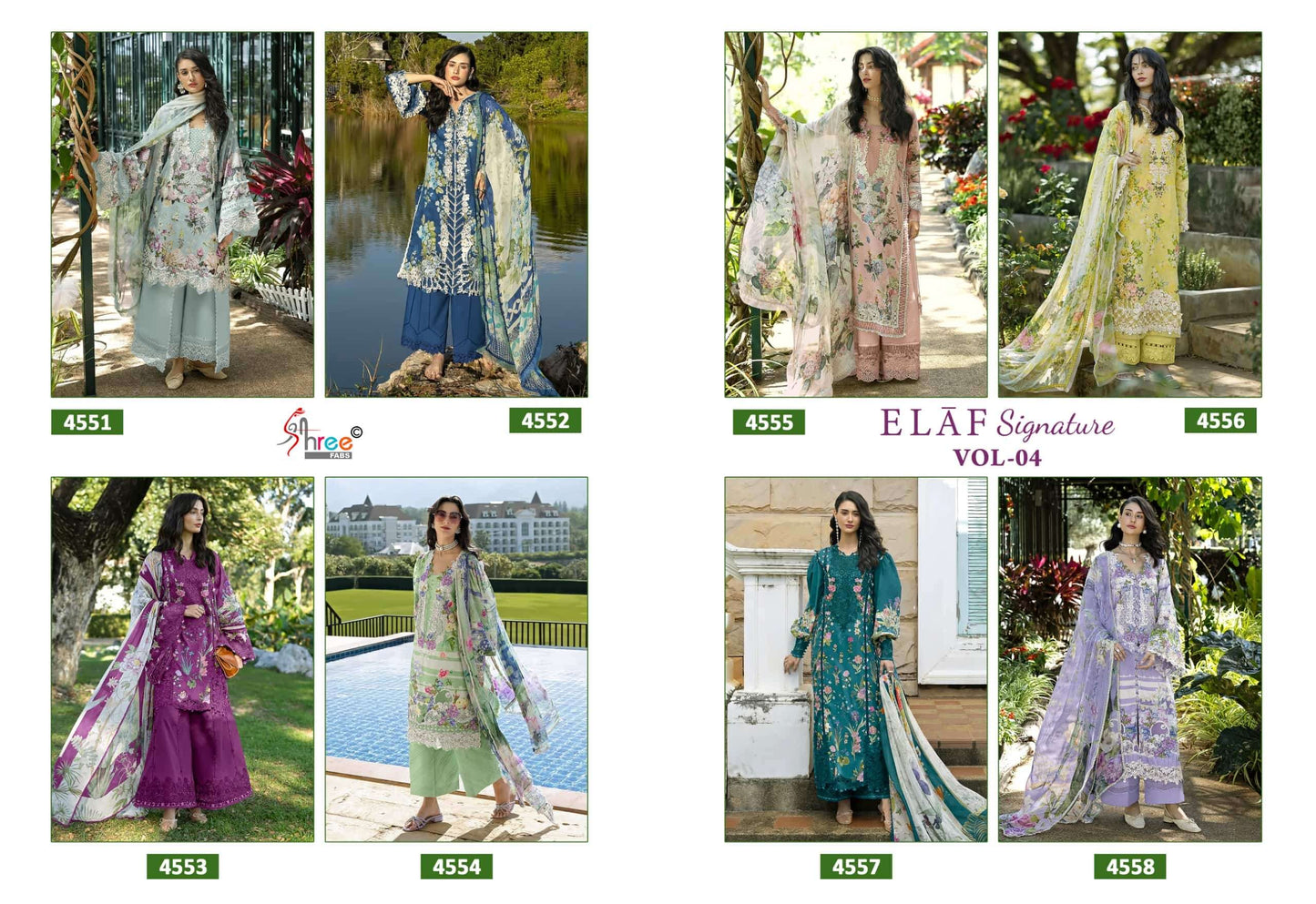 Shree Fab Signature Vol-4 Cotton Printed Pakistani Suit