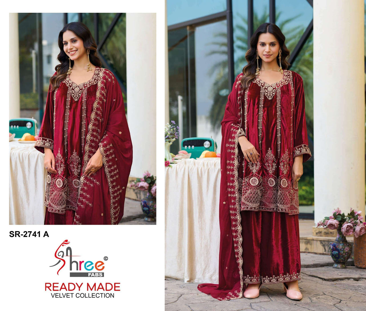 Shree Fab SR-2741 Velvet Pakistani Suit