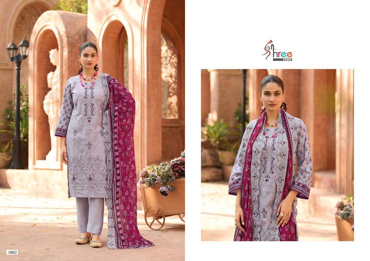 Shree Fabs Bin Saeed Lawn Collection Vol - 25 - Amrah Wholesale