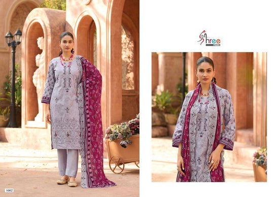 Shree Fabs Bin Saeed Lawn Collection Vol - 25 - Amrah Wholesale