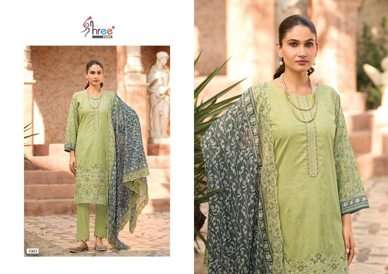 Shree Fabs Bin Saeed Lawn Collection Vol - 25 - Amrah Wholesale
