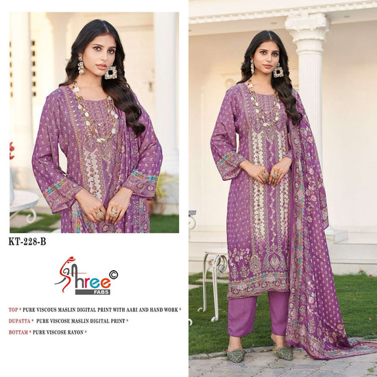 Shree Fabs KT - 228 Pakistani Suit Wholesale Catalogue - Amrah Wholesale