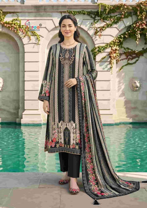 Shree Fabs Kt 360 Muslin Pakistani Suit - Amrah Wholesale