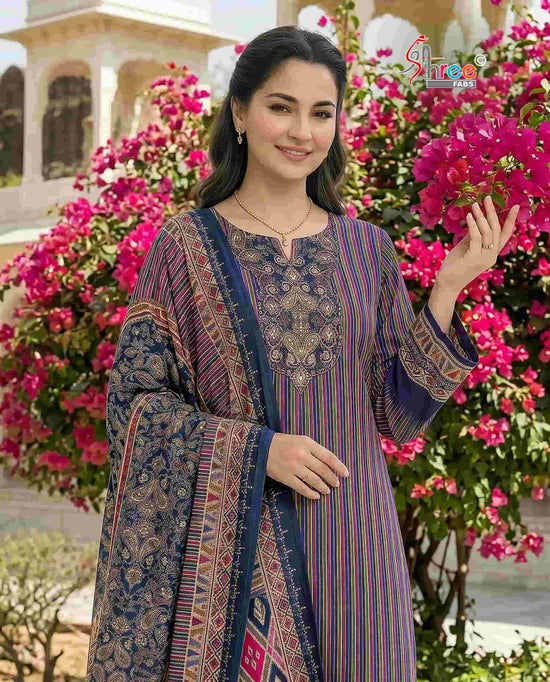 Shree Fabs Kt 365 Pure Muslin Pakistani Suit - Amrah Wholesale