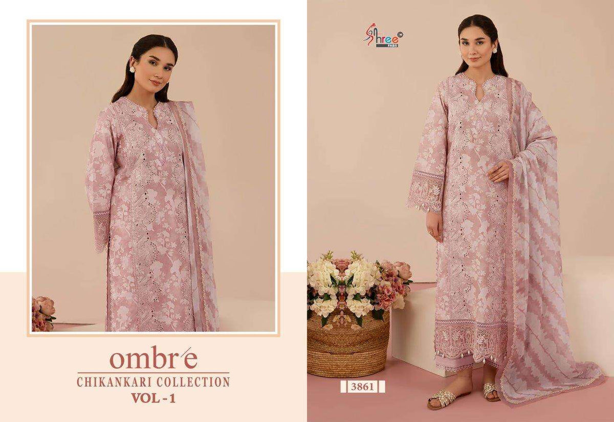 Shree Fabs Ombre Chikankari Vol-01