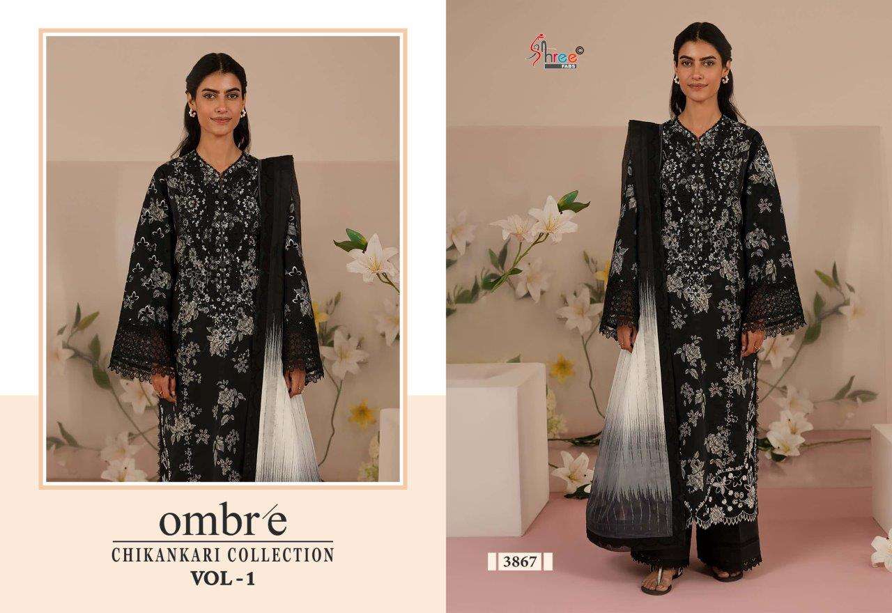 Shree Fabs Ombre Chikankari Vol-01