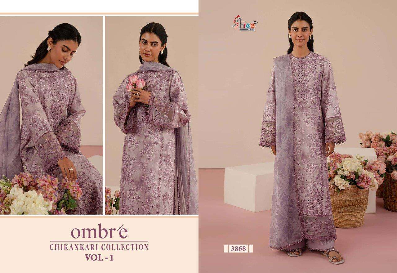 Shree Fabs Ombre Chikankari Vol-01