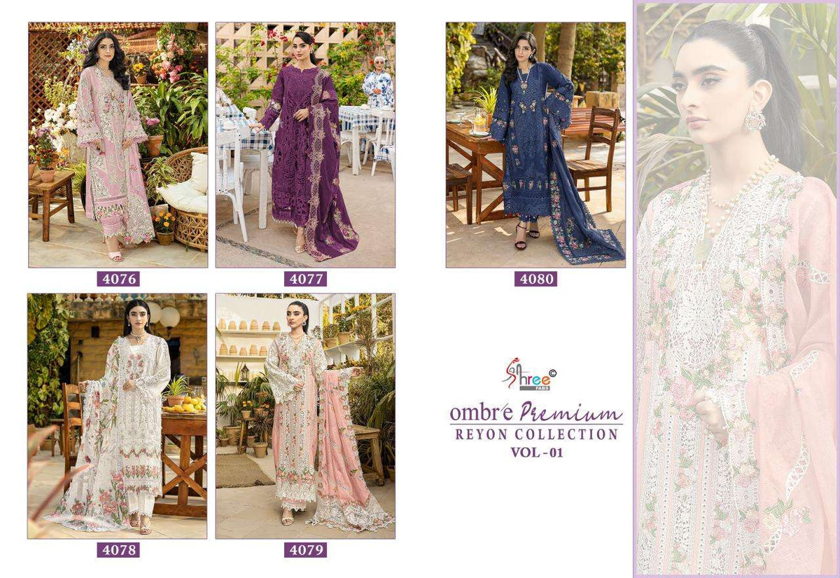 Shree Fabs Ombre Premium Rayon Vol-01