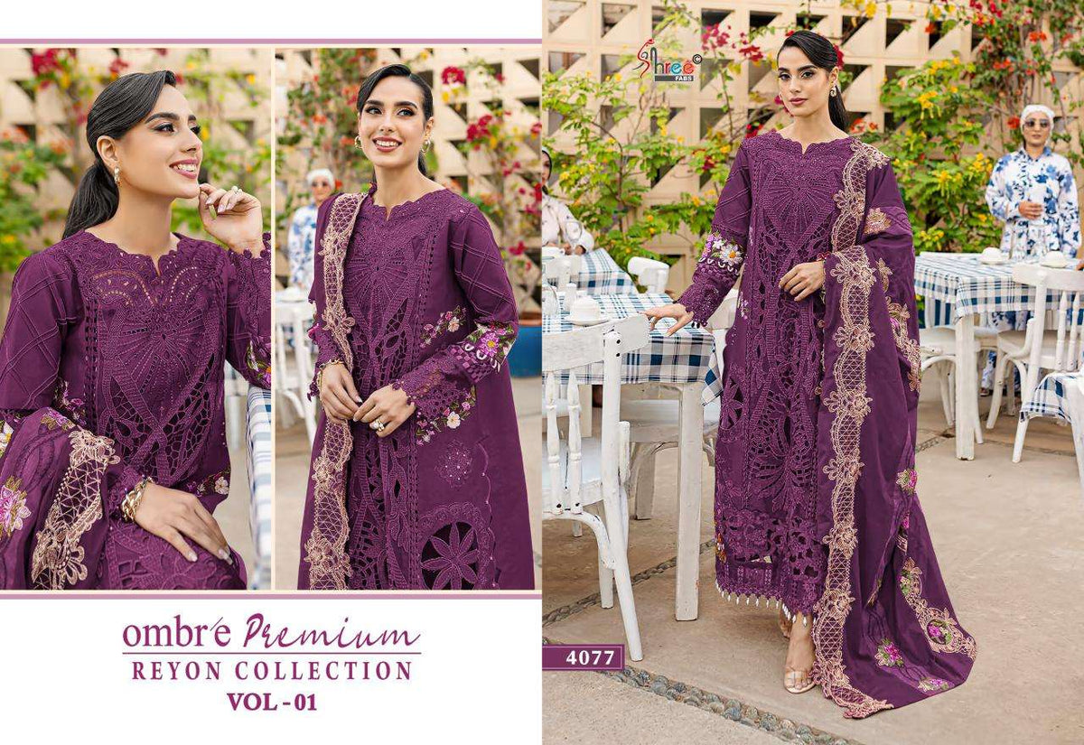 Shree Fabs Ombre Premium Rayon Vol-01