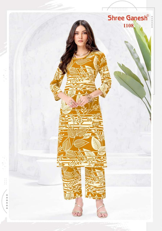 Shree Ganesh Ananya Vol 1 Cotton Printed Co Ord Set