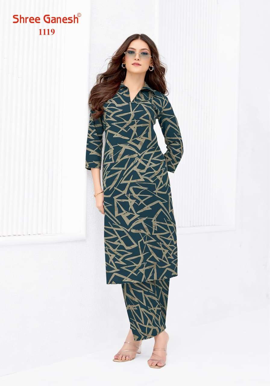 Shree Ganesh Ananya Vol 1 Cotton Printed Co Ord Set