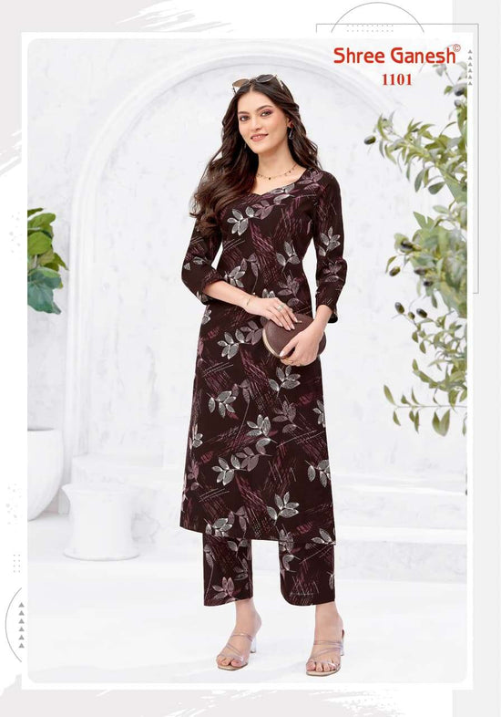Shree Ganesh Ananya Vol 1 Cotton Printed Co Ord Set