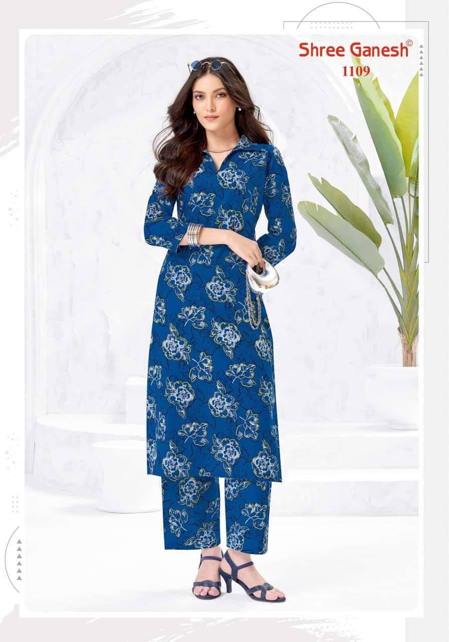 Shree Ganesh Ananya Vol 1 Cotton Printed Co Ord Set