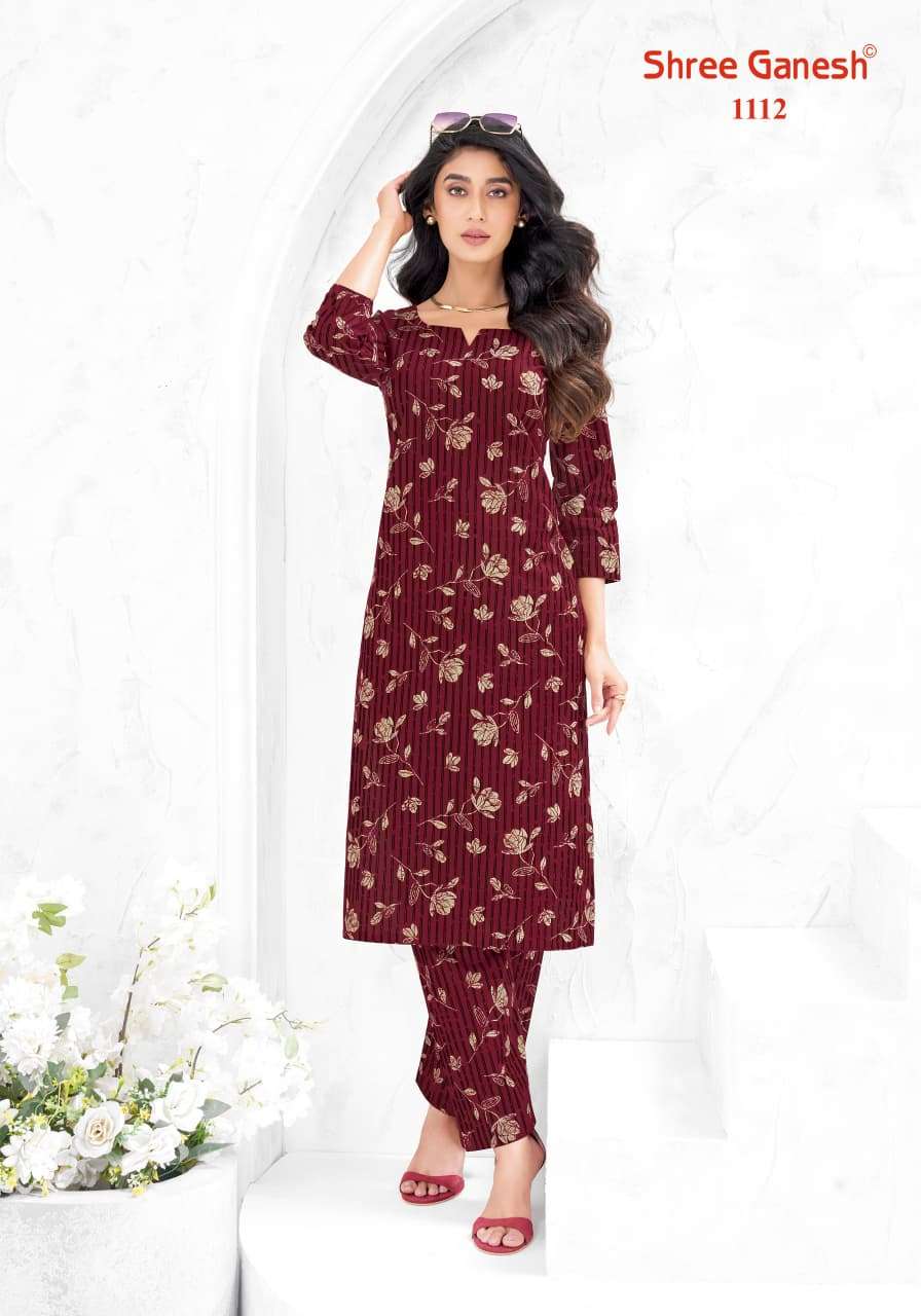 Shree Ganesh Ananya Vol 1 Cotton Printed Co Ord Set