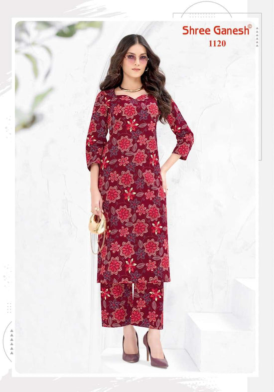 Shree Ganesh Ananya Vol 1 Cotton Printed Co Ord Set