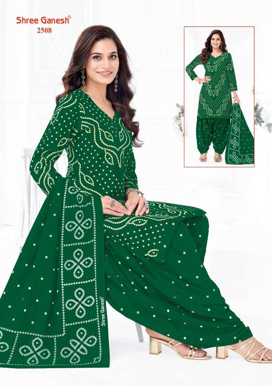 Shree Ganesh Bandhani Vol 5 Heavy Cotton Bandhani Dress Material