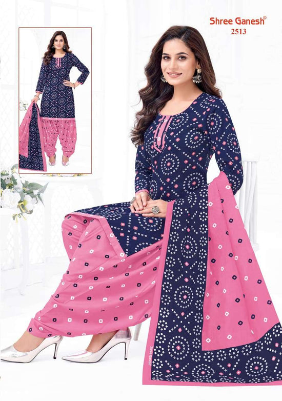 Shree Ganesh Bandhani Vol 5 Heavy Cotton Bandhani Dress Material