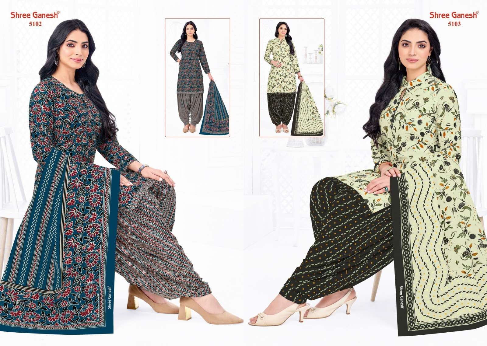 Shree Ganesh Hansika Vol 31 Cotton Printed Dress Material