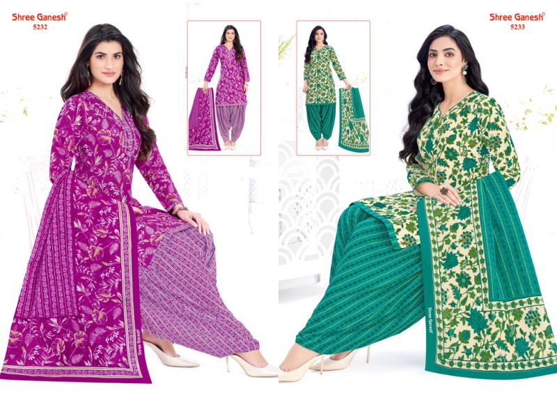 Shree Ganesh Hansika Vol 32 Cotton Printed Dress Material