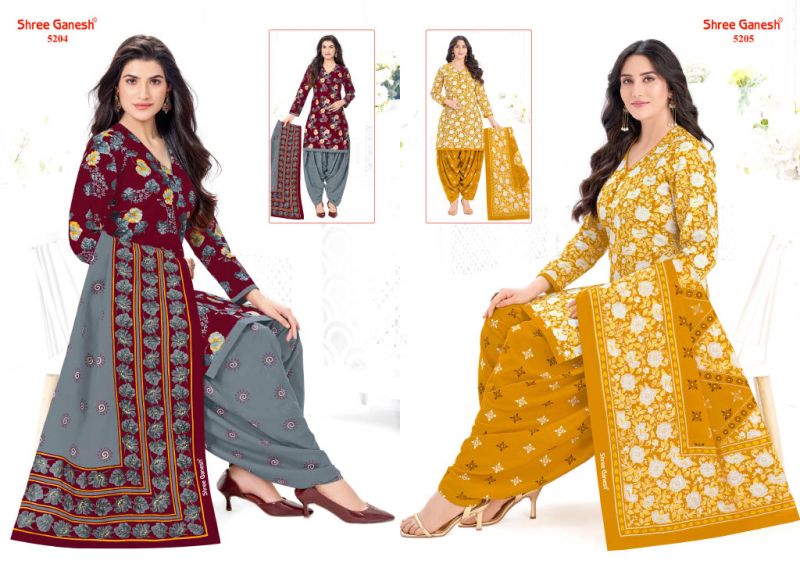 Shree Ganesh Hansika Vol 32 Cotton Printed Dress Material