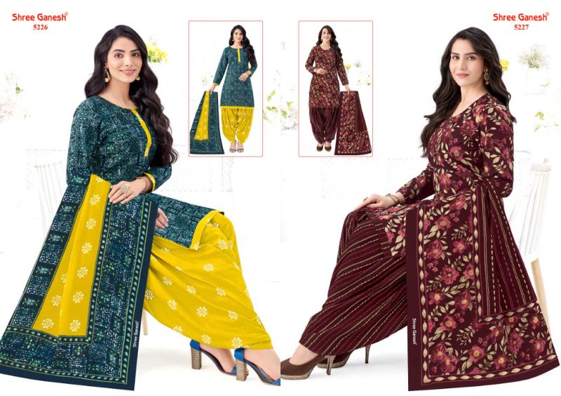 Shree Ganesh Hansika Vol 32 Cotton Printed Dress Material