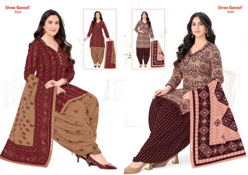 Shree Ganesh Hansika Vol 32 Cotton Printed Dress Material