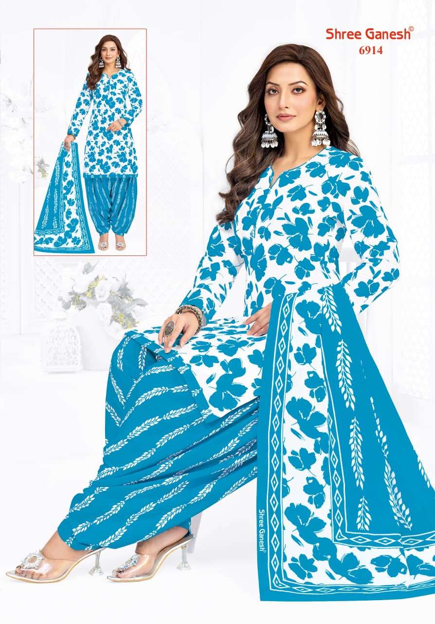 Shree Ganesh Panchi Vol 19 Pure Cotton Printed Dress Material