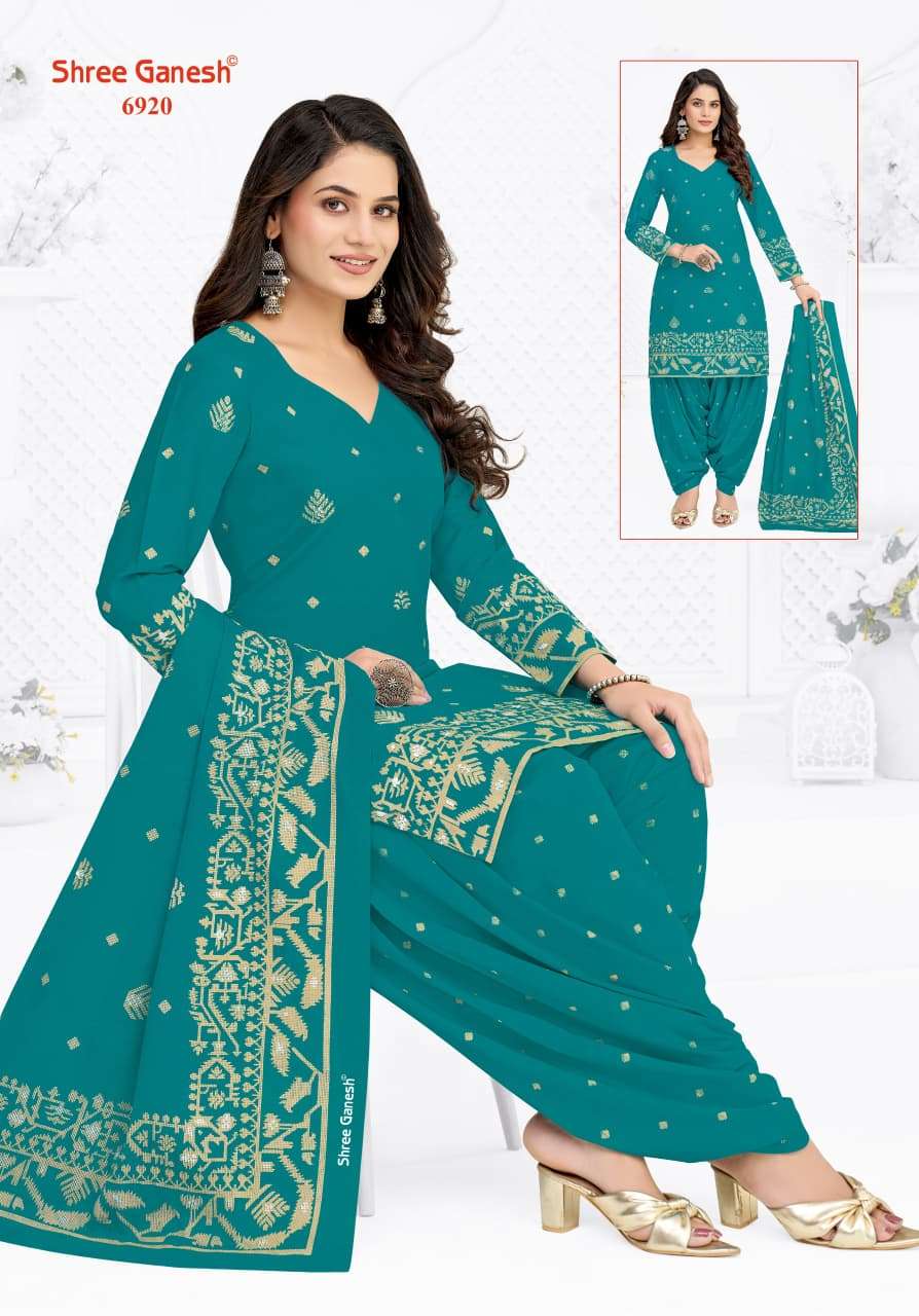 Shree Ganesh Panchi Vol 19 Pure Cotton Printed Dress Material