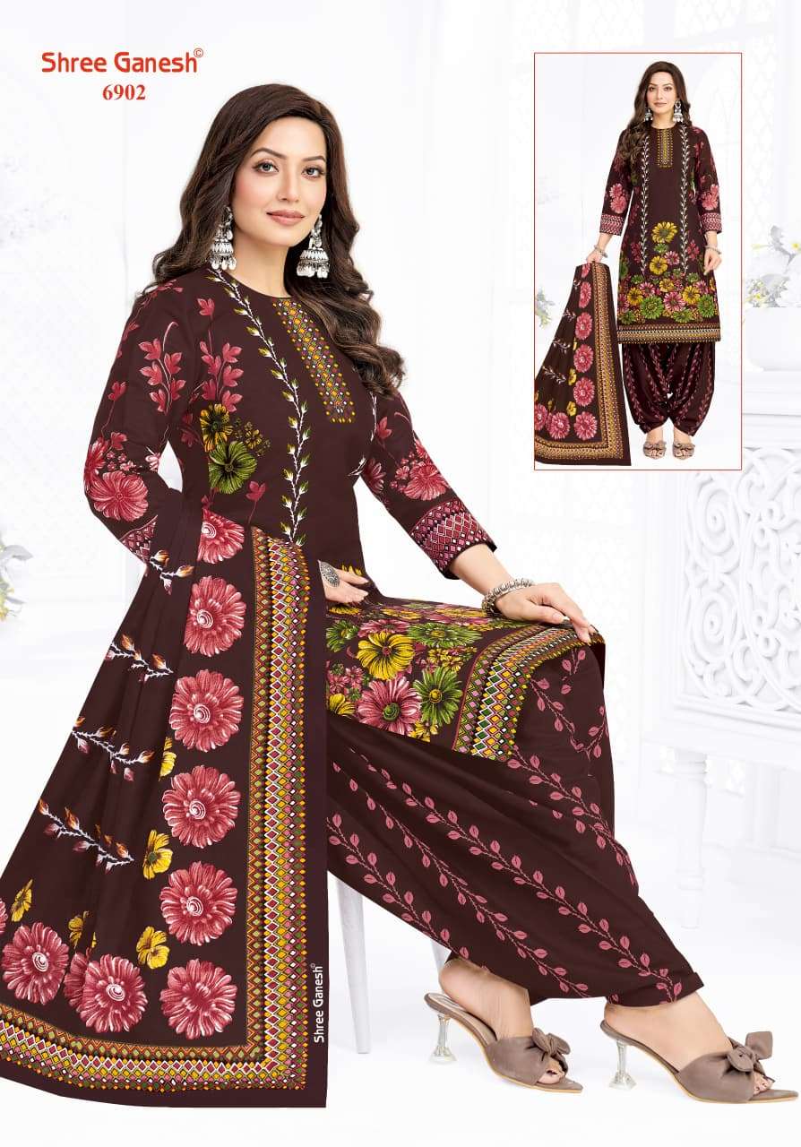Shree Ganesh Panchi Vol 19 Pure Cotton Printed Dress Material