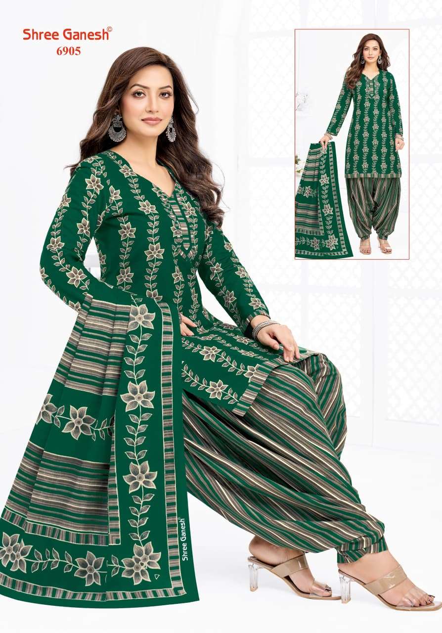 Shree Ganesh Panchi Vol 19 Pure Cotton Printed Dress Material