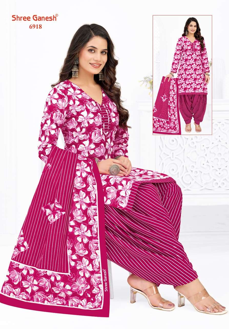 Shree Ganesh Panchi Vol 19 Pure Cotton Printed Dress Material