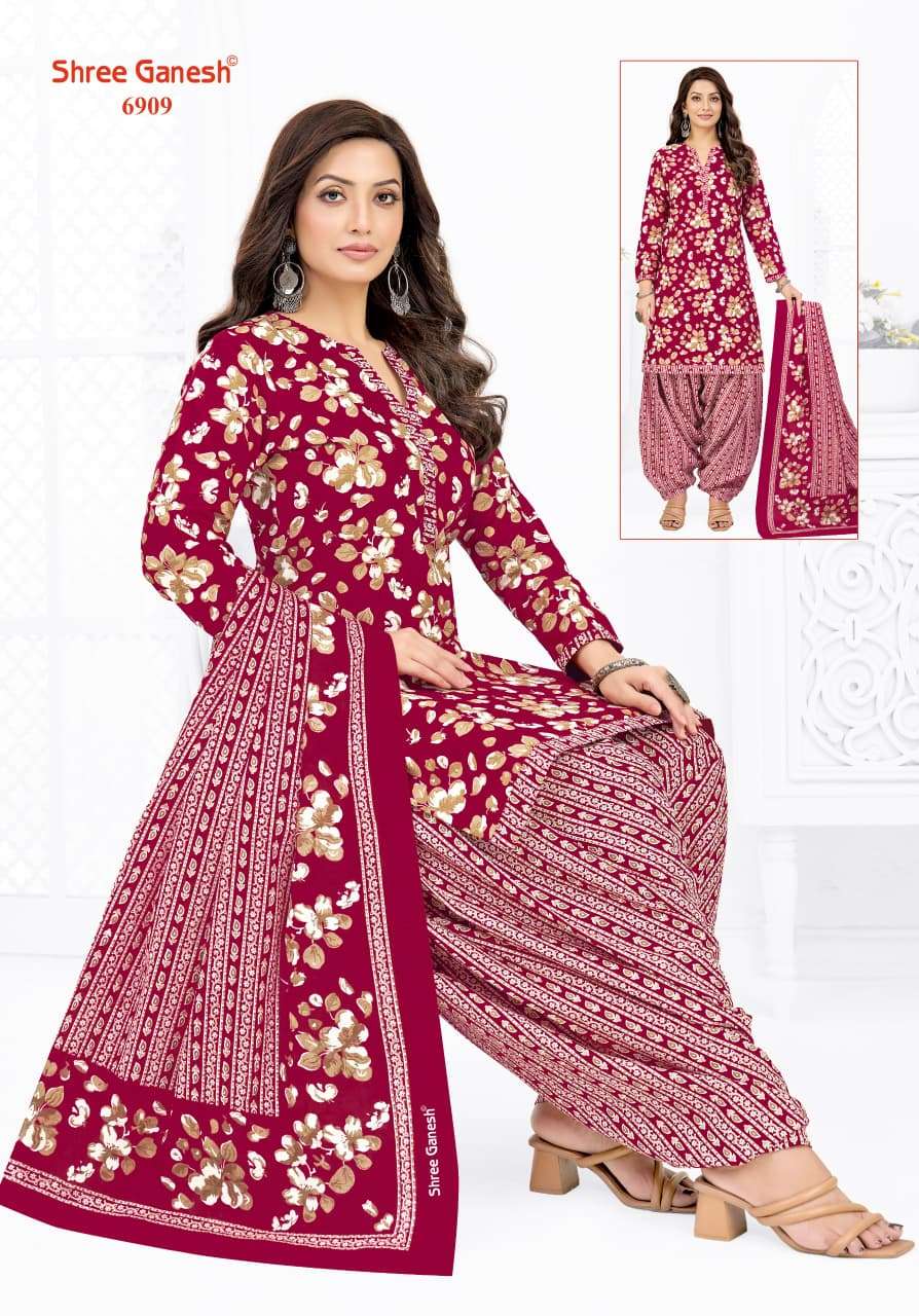 Shree Ganesh Panchi Vol 19 Pure Cotton Printed Dress Material