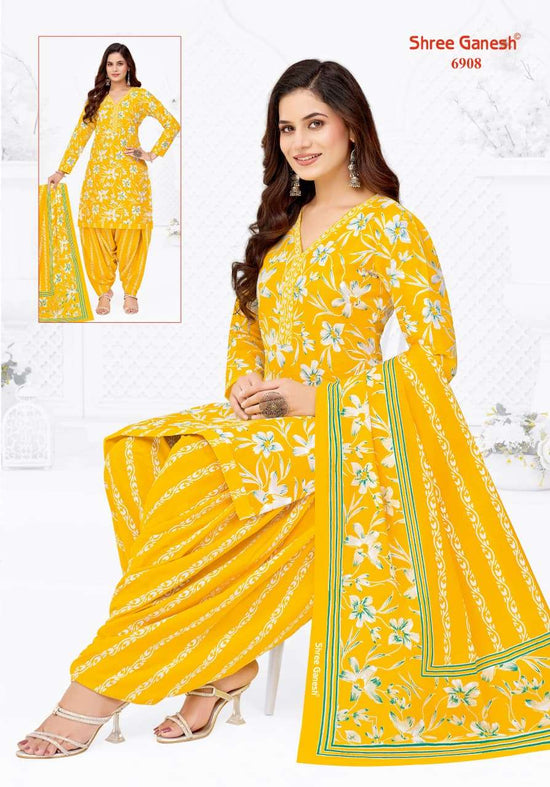 Shree Ganesh Panchi Vol 19 Pure Cotton Printed Dress Material