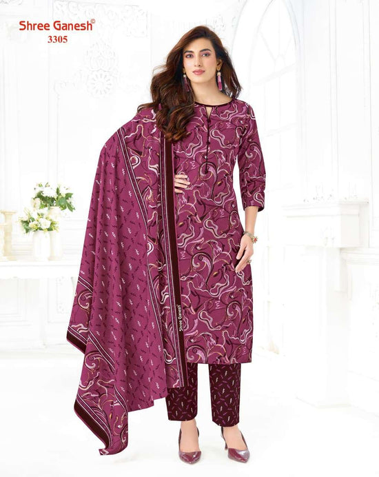 Shree Ganesh Samaiyra Vol 23 Pure Cotton Printed Dress Material