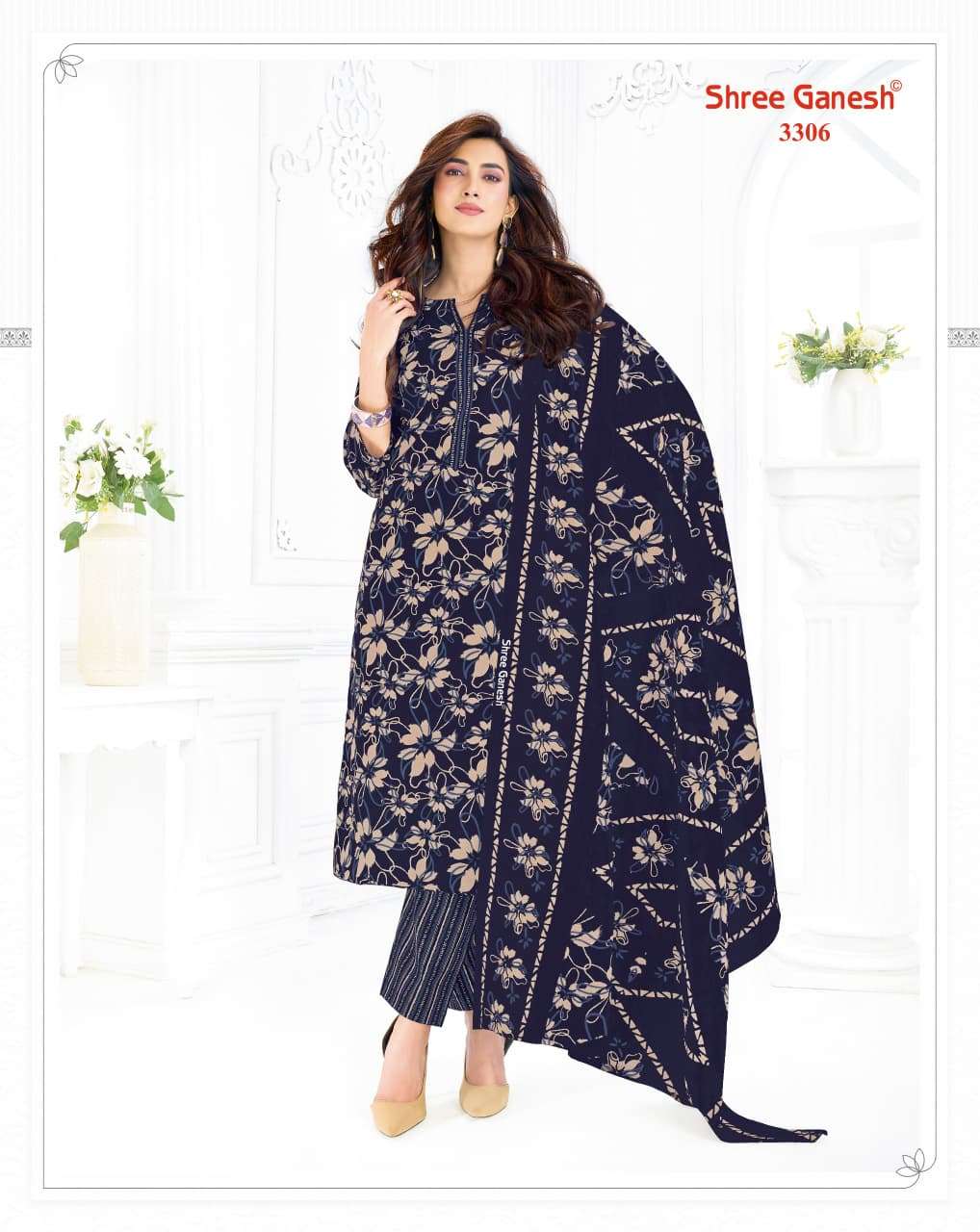 Shree Ganesh Samaiyra Vol 23 Pure Cotton Printed Dress Material
