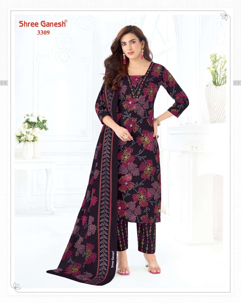 Shree Ganesh Samaiyra Vol 23 Pure Cotton Printed Dress Material