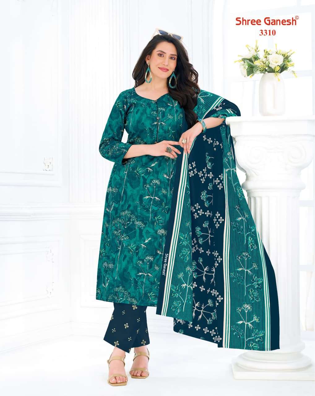 Shree Ganesh Samaiyra Vol 23 Pure Cotton Printed Dress Material