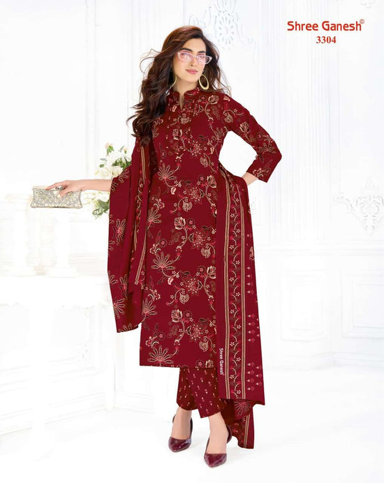 Shree Ganesh Samaiyra Vol 23 Pure Cotton Printed Dress Material