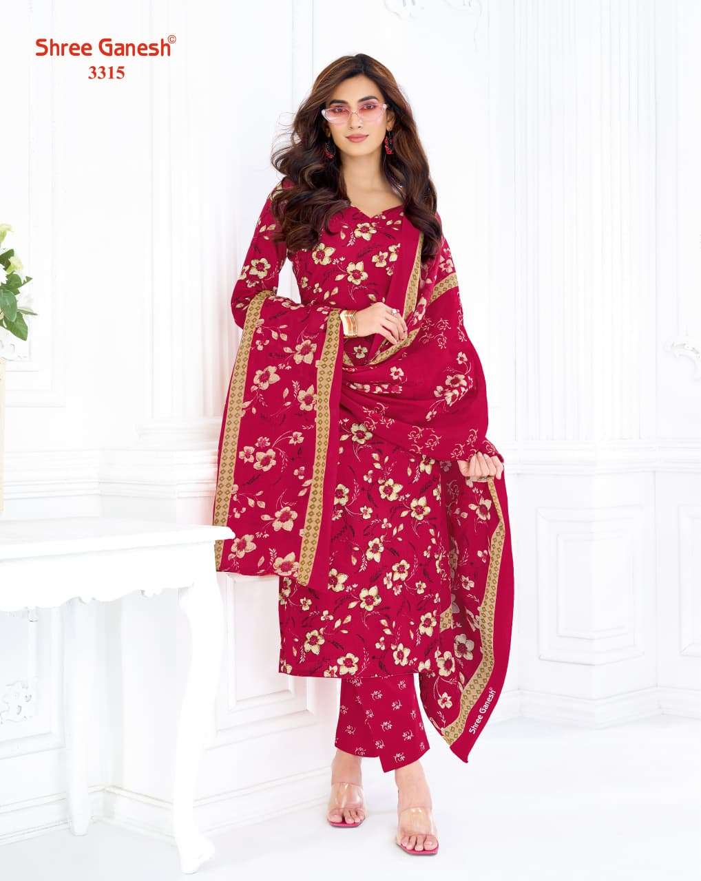 Shree Ganesh Samaiyra Vol 23 Pure Cotton Printed Dress Material