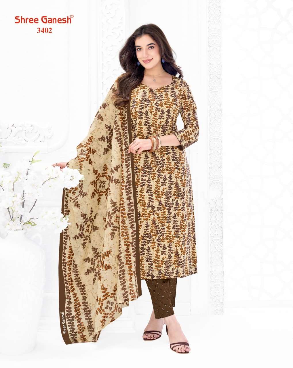 Shree Ganesh Samaiyra Vol 24 Pure Cotton Dress Material - Amrah Wholesale