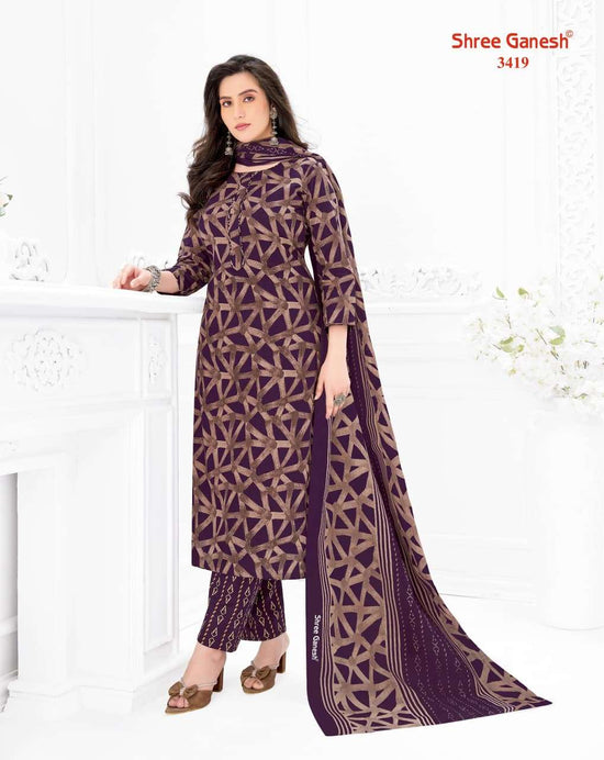 Shree Ganesh Samaiyra Vol 24 Pure Cotton Dress Material - Amrah Wholesale