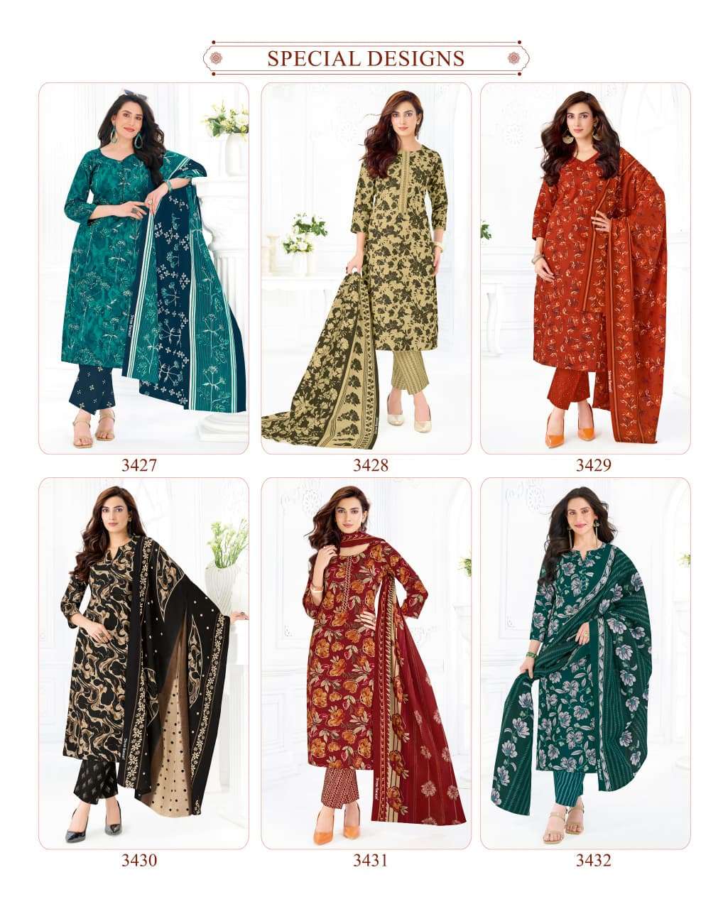 Shree Ganesh Samaiyra Vol 24 Pure Cotton Dress Material - Amrah Wholesale