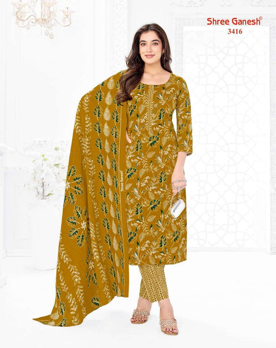 Shree Ganesh Samaiyra Vol 24 Pure Cotton Dress Material - Amrah Wholesale