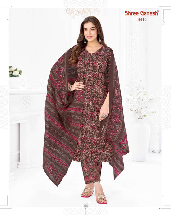 Shree Ganesh Samaiyra Vol 24 Pure Cotton Dress Material - Amrah Wholesale