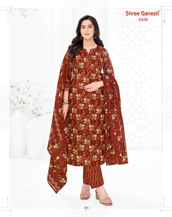 Shree Ganesh Samaiyra Vol 24 Pure Cotton Dress Material - Amrah Wholesale