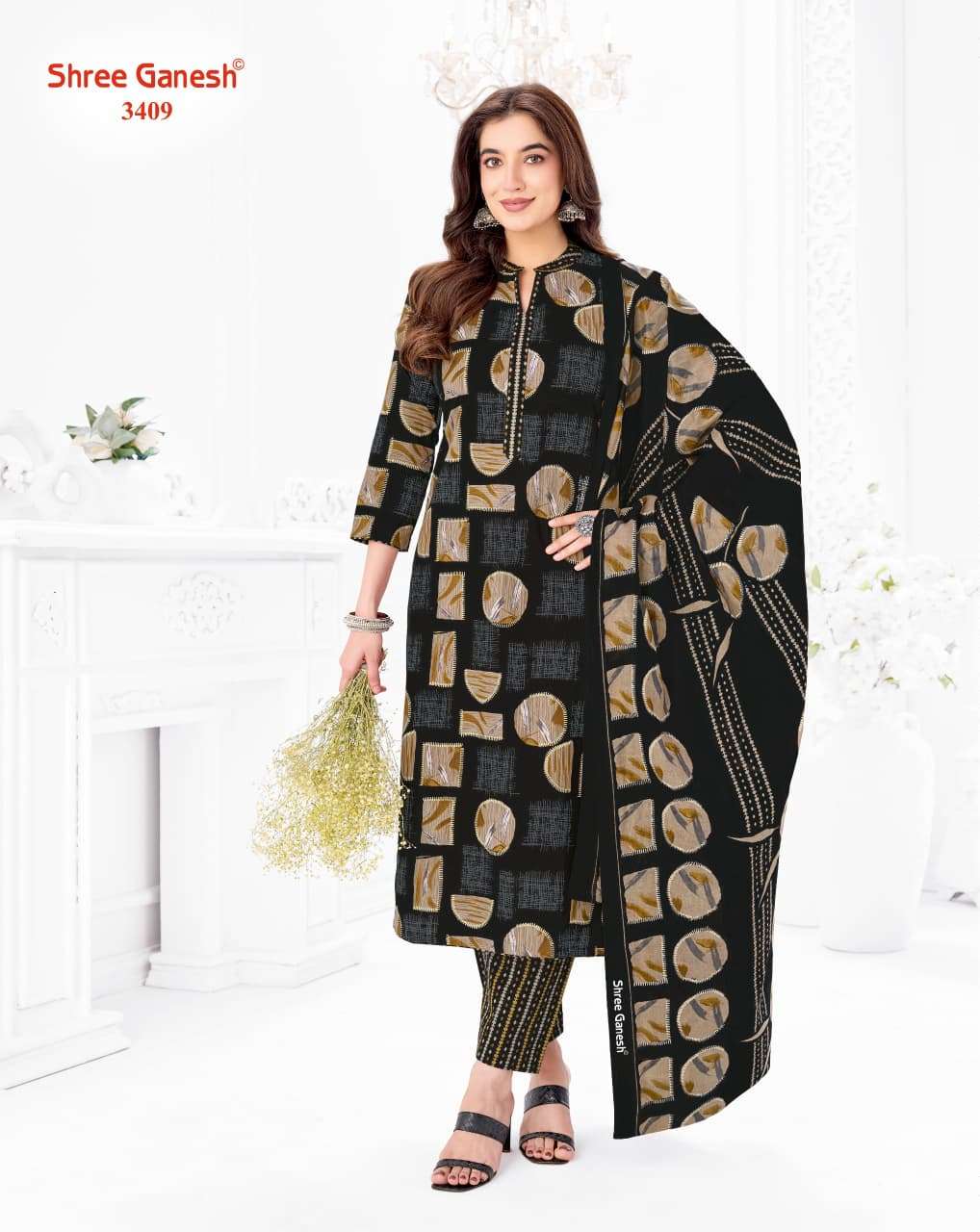 Shree Ganesh Samaiyra Vol 24 Pure Cotton Dress Material - Amrah Wholesale