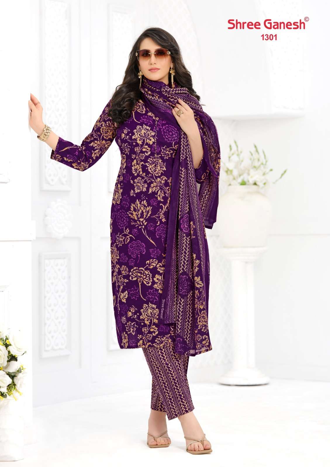 Shree Ganesh Samaiyra Vol 3 Pure Cotton Dress Material