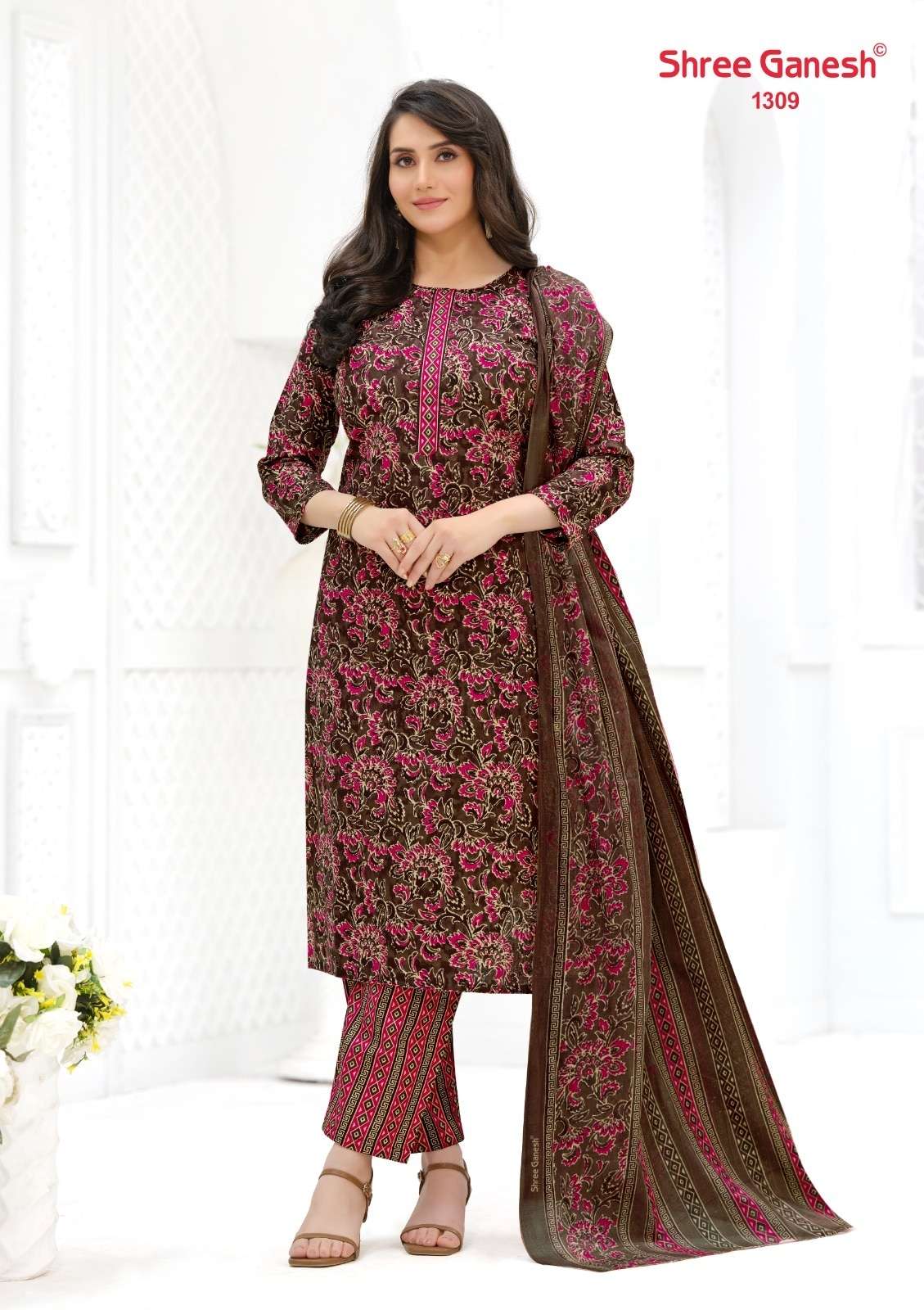 Shree Ganesh Samaiyra Vol 3 Pure Cotton Dress Material